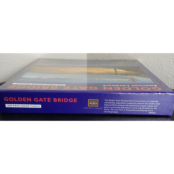 1000 Piece Jigsaw Puzzle Golden Gate Bridge National Parks Conservancy New Seal - Picture 6 of 7
